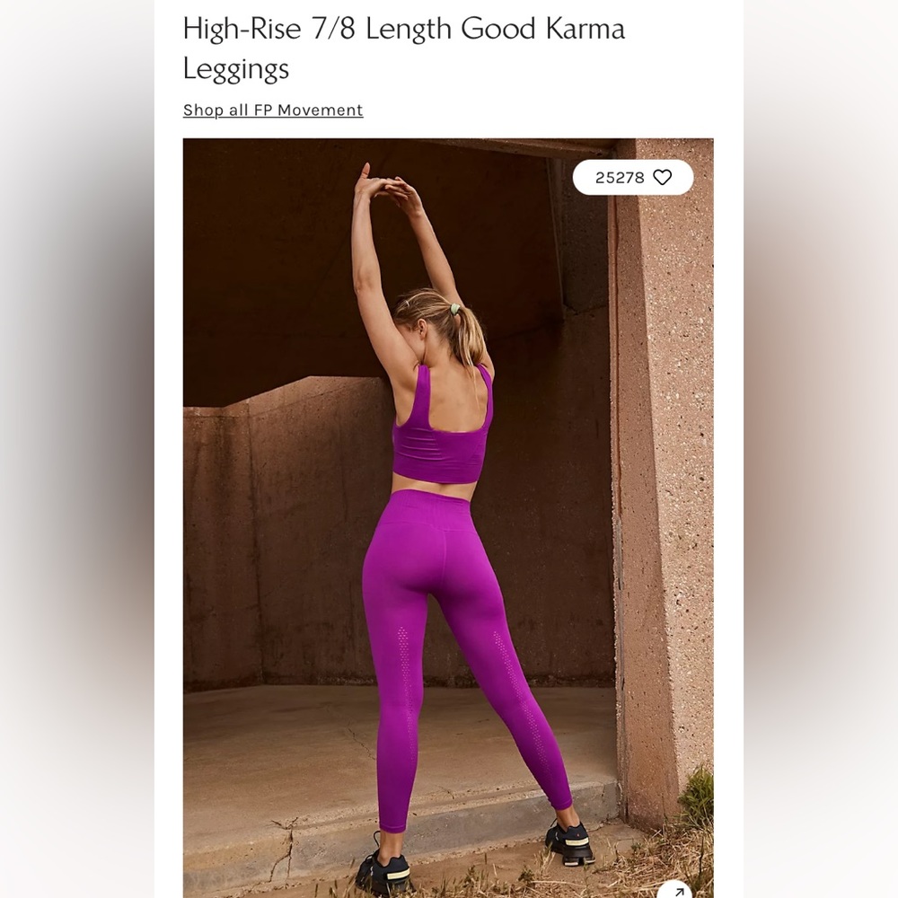 Free People Good Karma leggings-Like New
